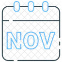 November Winter Month Icon
