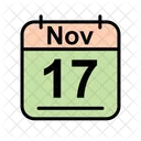 November Calendar Date Icon