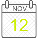 Calendar Date Schedule Icono