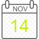 Calendar Date Schedule Icono