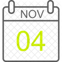 Calendar Date Schedule Icono