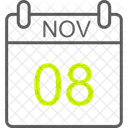 Calendar Date Schedule Icono