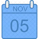 Novembro Dia Calendario Ícone