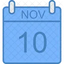 Novembro Dia Calendario Ícone