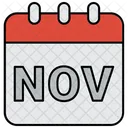 Novembro Inverno Mes Icon