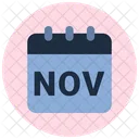 Novembro Inverno Mes Icon