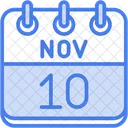 Novembro Dias Do Calendario Hora E Data Icon