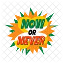 Now Or Never Offer Deal Icon