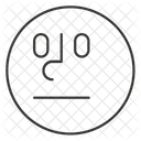 Nowords, Sad, Emoji, Face  Icon
