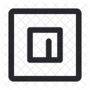 Npm Square Sicherheit Website Symbol