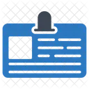 Ausweis Abzeichen Karte Symbol