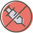 Nein Steroid Hormon Symbol