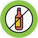 Nein Wein Alkohol Symbol