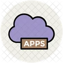 Cloud Applications Reseau Icône