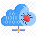 Cloud Logiciels Malveillants Cloud Computing Icône