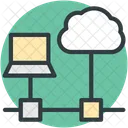 Cloud Connectivite Ordinateur Portable Icon