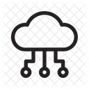 Nuage Meteo Stockage Icône