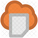 Cloud Document Reseau Icon