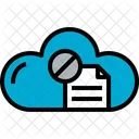 Nuage Document Erreur Icon