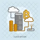 Nuage Bitcoin Entreprise Icon