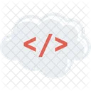 Nuage Code HTML Icon