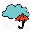 Nuage Parapluie Pluie Icon