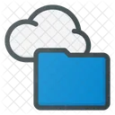 Cloud Informatique Synchronisation Icône