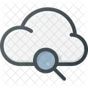 Cloud Informatique Recherche Icône