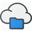 Cloud Informatique Synchronisation Icône