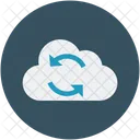 Cloud Informatique Actualisation Icône