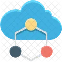 Cloud Informatique Reseau Icône