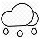 Nuage de pluie  Icône