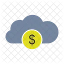 Dollar nuage  Icône