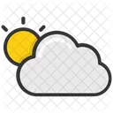 Soleil Nuage Meteo Icon