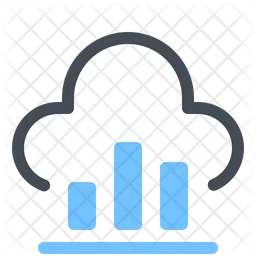 Graphique de nuages  Icône