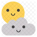 Smiley nuage  Icône