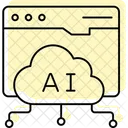 Cloud Web Couleur Ombre Thinline Icone Icon