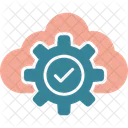 Nube Cog Engranaje Icono