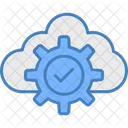 Nube Cog Engranaje Icono