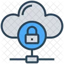 Ciber Seguridad Nube Icono