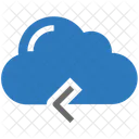 SEO Nube Izquierda Icono