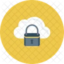 Nube Seguridad En La Nube Bloqueo Icon