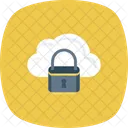 Nube Seguridad En La Nube Bloqueo Icon