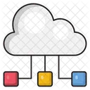 Nube Red Compartir Icono