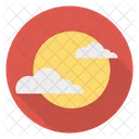 Nube Luna Clima Icon