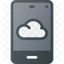 Nube Computacion Telefono Icono