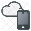 Nube Sincronizar Telefono Icono