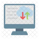 Nube Datos Transferencia Icono