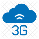 3 G Nube Tecnologia Icono