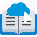 Nube Cursor Libro Icono